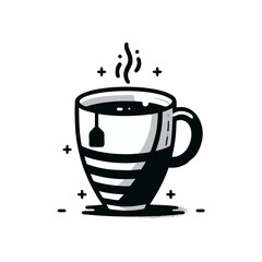 cup icon vector on white isolated background