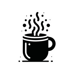 cup icon vector on white isolated background