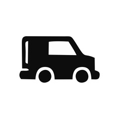 car icon vector on white isolated background