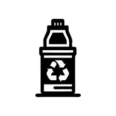 recycling bin vector logo icon