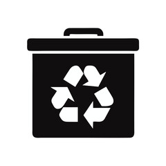 recycling bin vector logo icon
