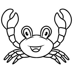 crab cartoon icon character