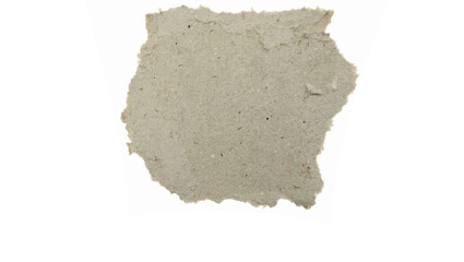 Bout de carton déchiré 