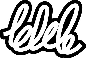 Spiral and swirl bold line. Design decoration