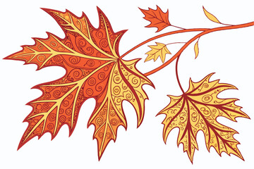 Fototapeta premium 139 highly detailed, intricate, vibrant, hyper-realistic, autumn leaves, fallen foliage, rich orange, red, yellow tones, ornate patterns, abstract texture, seamless repeating motif, photorealistic, 8k