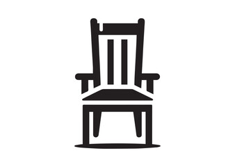 Chair Icon, Chair Silhouette Vector