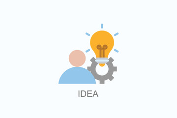 Idea Icon Or Logo Isolated Vector Illustration