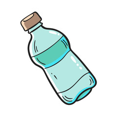 water bottle icon, water bottle vector illustration-simple illustration of water bottle, perfect for water bottle logos and icons