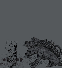 A monster with three heads has taken dozens of lives