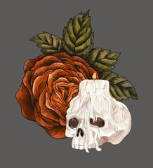 flowers given in memory of the dead body of a person who left us late