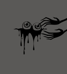 a shadow that has found its long-lost eyes