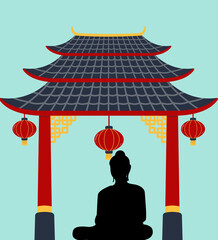 a god who descends to the earth to become a shadow