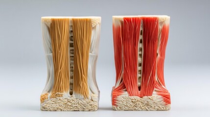 Detailed muscle and bone anatomy models