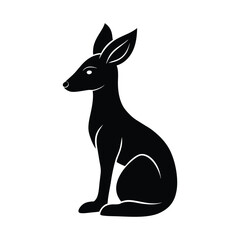Mara Ears Up Vector Silhouette