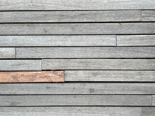 Gray wood texture background surface with old natural pattern. Wood walkway texture, grunge wood...