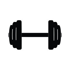 Dumbbell Weights Vector Illustration