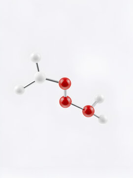 voriconazole molecule, structural chemical formula, ball-and-stick model, isolated image azoles