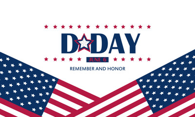 D-Day Normandy Landings June 06 Background Vector illustration