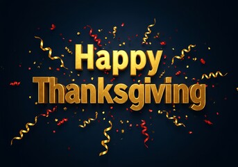 "Pumpkin-Inspired Happy Thanksgiving Message"