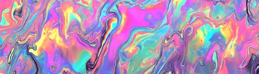 Obraz premium Vibrant abstract design with flowing colors