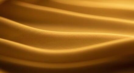 Luxurious golden fabric texture background for elegant design and premium textile presentation on transparent background