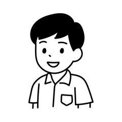 student boy Avatar people human school cartoon smile