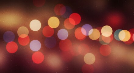 Bokeh lights photography colorful abstract background image for design and creative projects on transparent background