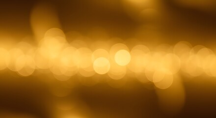 Abstract golden light bokeh background texture for graphic design and wallpaper use blurred effect on transparent background