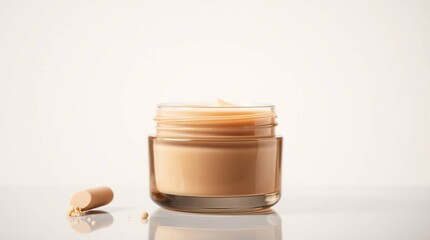 Cream Jar Open Product Shot.