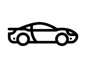 Minimal car logo design for business use