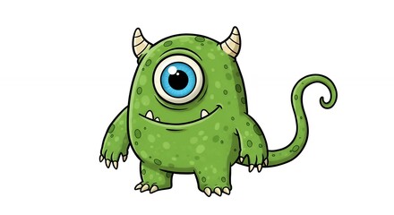 Fototapeta premium Cartoon monster illustration