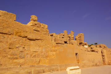 beautiful scene of the karnak temple luxor egypt