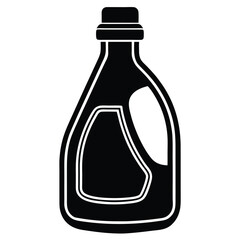 cleaner element isolated cleaning agent bottle on white background