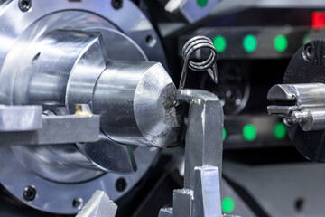 Multi axis CNC spring forming machine, High precision industrial wire bending automation, Multi...