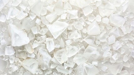 White Background Crystal Material: Modern, Clear, and Visually Appealing for Design Projects