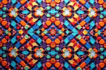 Abstract geometric shapes, repeating texture for home decor, fabric, stylish, room