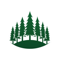 christmas trees vector