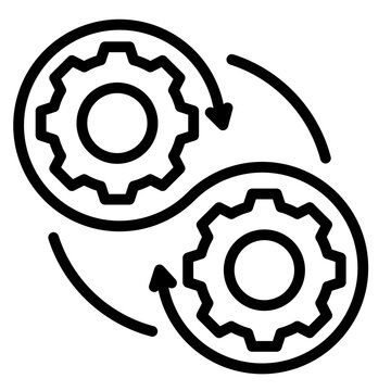 Devops  Icon Element For Design	