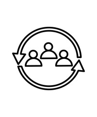 Interaction free icon