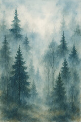 forest in winter