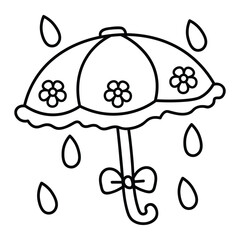 Cute & Groovy Coloring Pages, Bold Easy Coloring Pages, Retro Western, hand-drawn Art, flat design illustration, Vector illustration,