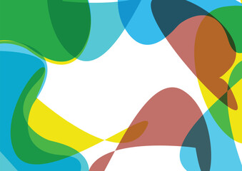 Abstract Organic Fluid Shapes Background in Soft Color. illustration vector design