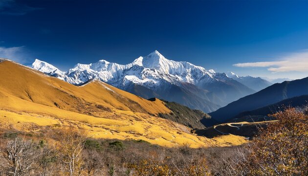 meili snow mountain in yunnan province rizhao golden hill