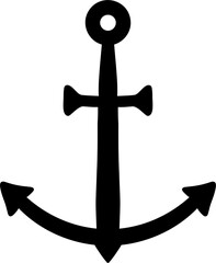 Anchor Illustration Line Art