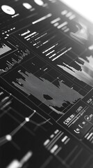 Minimalist Charts and Clear Graphs on Simplified Business Analytics Infographic 2