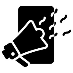 Advertising Glyph Icon