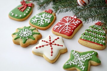 Delightful Selection of Festive Cookies for Christmas