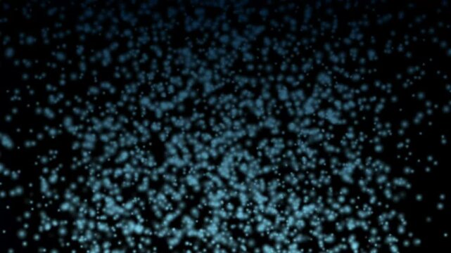 Blue binary code animation with gradient glow