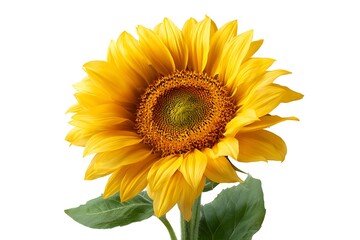 Obraz premium sunflower isolated on white background