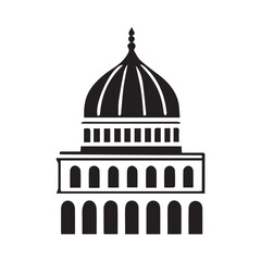 vector illustration of a mosque